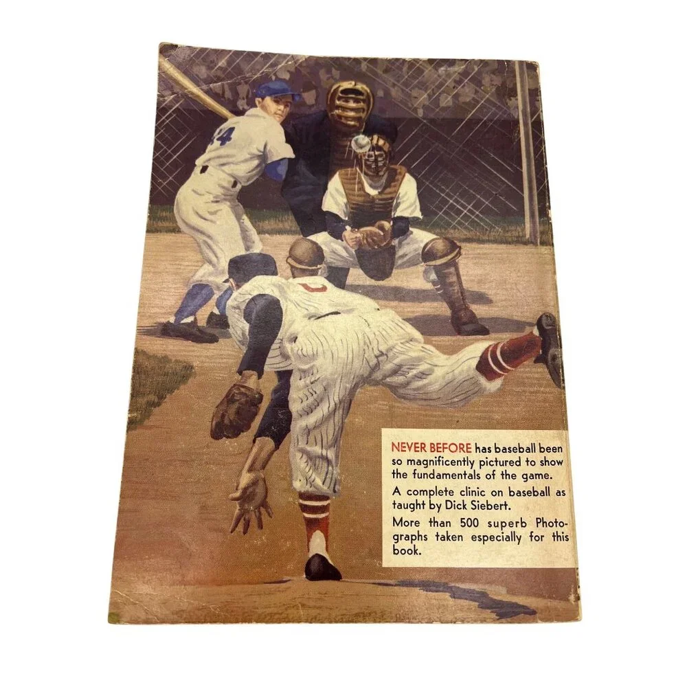 1961 Learning How Baseball Dick Siebert Vintage Instructional Book 500+ Photos - Picture 2 of 9